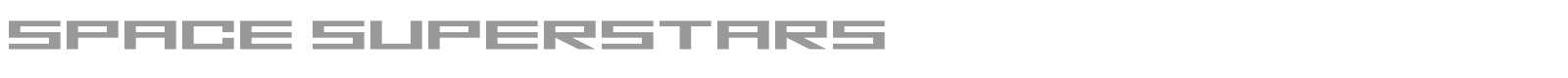 Space Superstars font preview